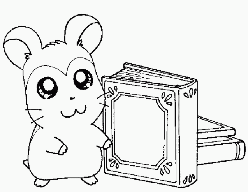 Coloring page: Hamtaro (Cartoons) #40117 - Free Printable Coloring Pages