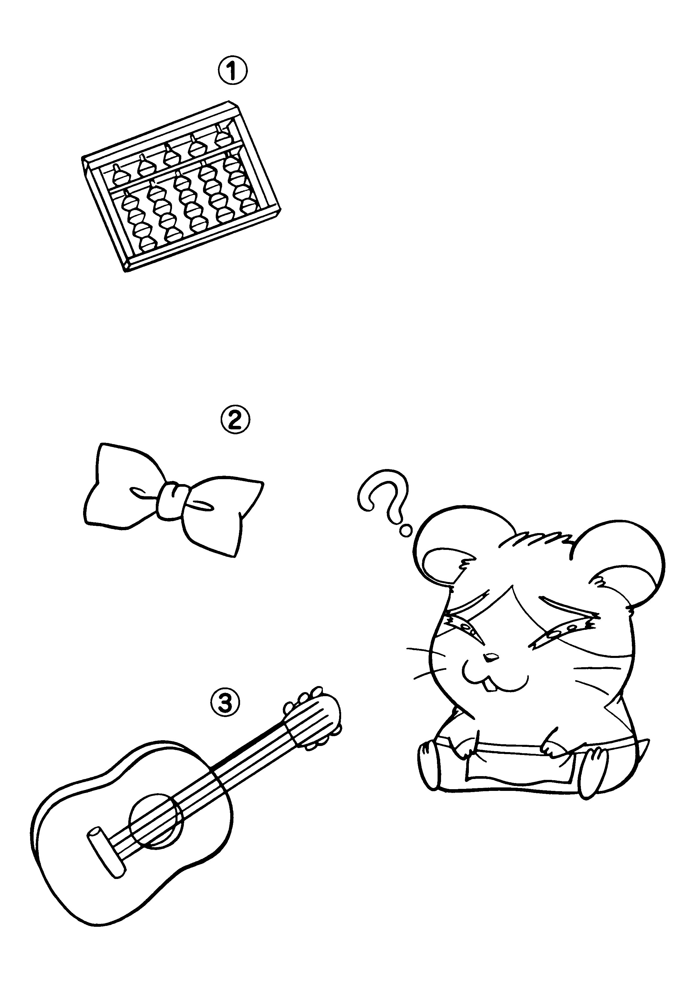 Coloring page: Hamtaro (Cartoons) #40143 - Free Printable Coloring Pages