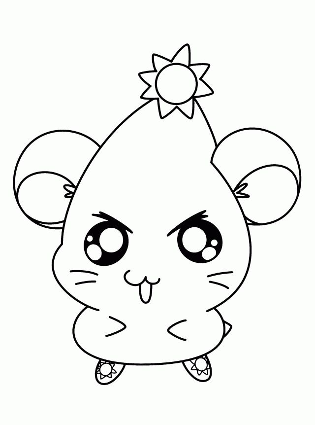 Coloring page: Hamtaro (Cartoons) #40156 - Free Printable Coloring Pages