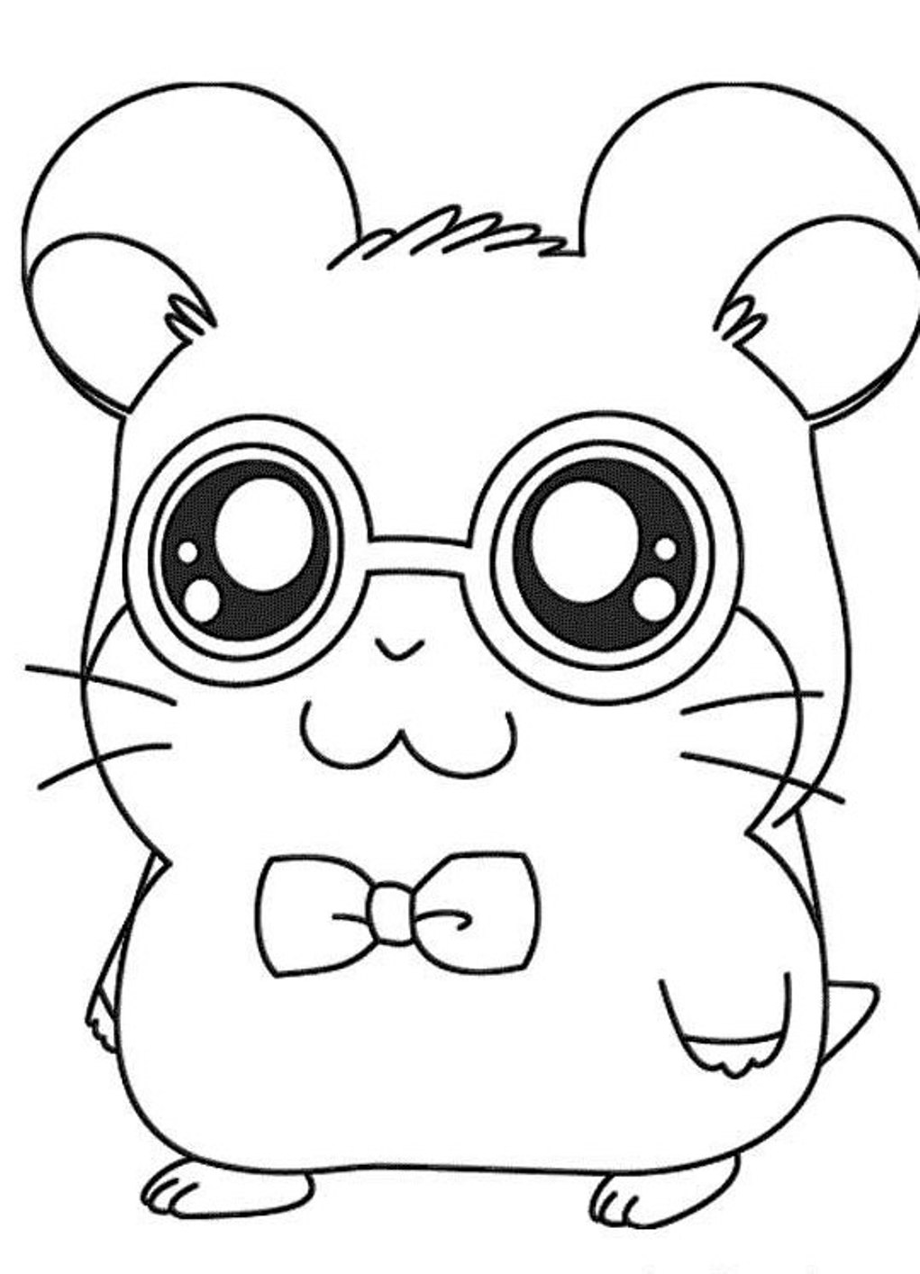 Coloring page: Hamtaro (Cartoons) #40173 - Free Printable Coloring Pages