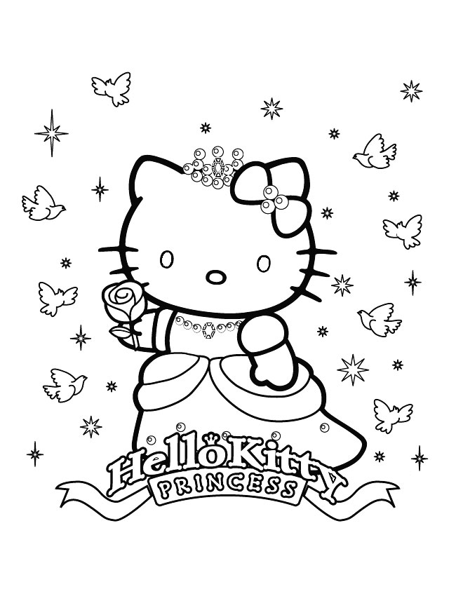 Coloring page: Hello Kitty (Cartoons) #36731 - Free Printable Coloring Pages