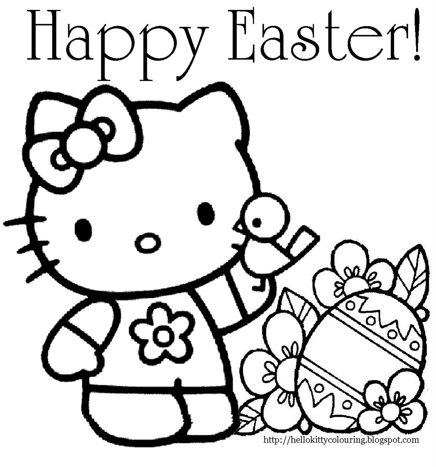 Coloring page: Hello Kitty (Cartoons) #36751 - Free Printable Coloring Pages