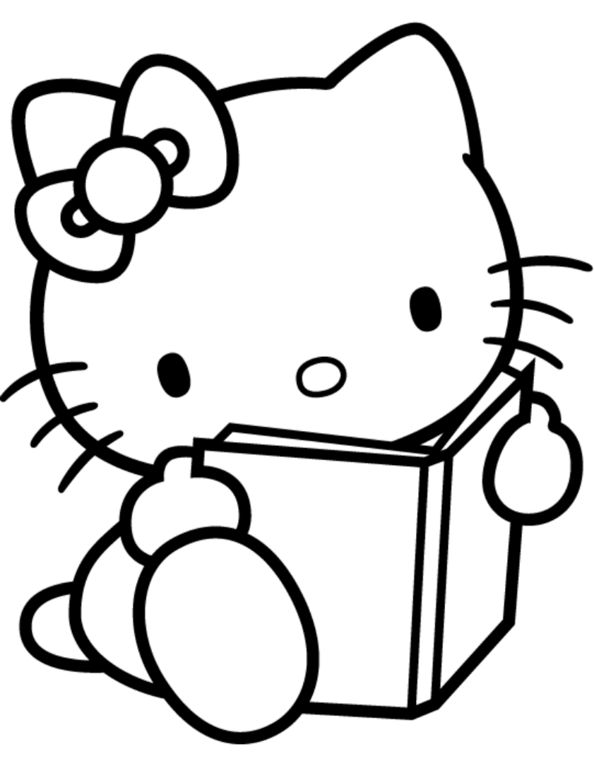 Coloring page: Hello Kitty (Cartoons) #36781 - Free Printable Coloring Pages