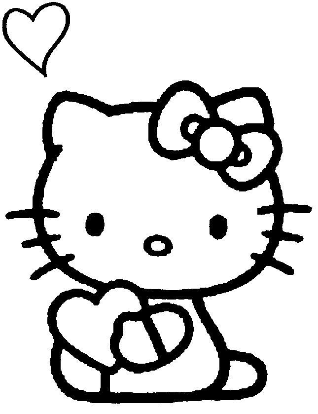 Coloring page: Hello Kitty (Cartoons) #36802 - Free Printable Coloring Pages