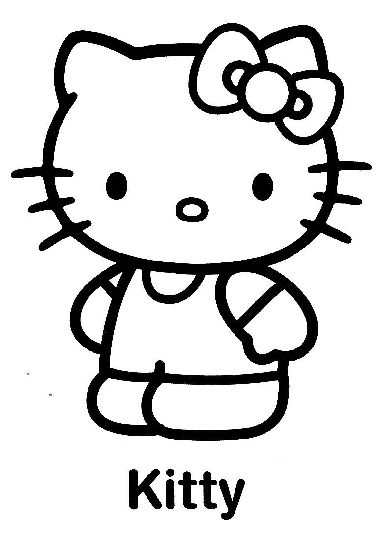 Coloring page: Hello Kitty (Cartoons) #36821 - Free Printable Coloring Pages