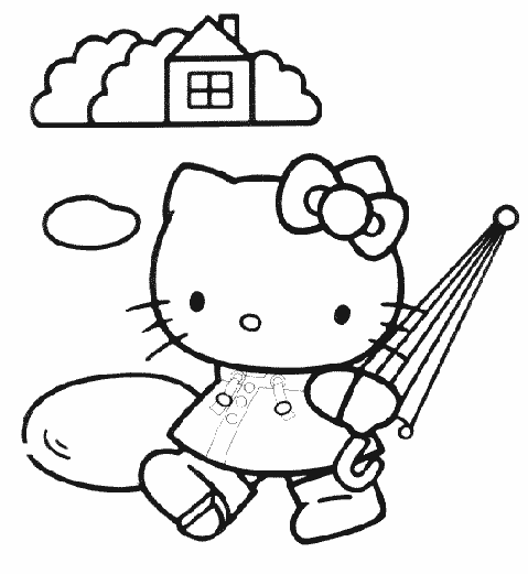 drawing hello kitty 36838 cartoons printable coloring pages