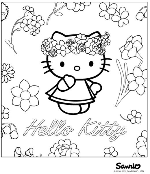 Coloring page: Hello Kitty (Cartoons) #36839 - Free Printable Coloring Pages