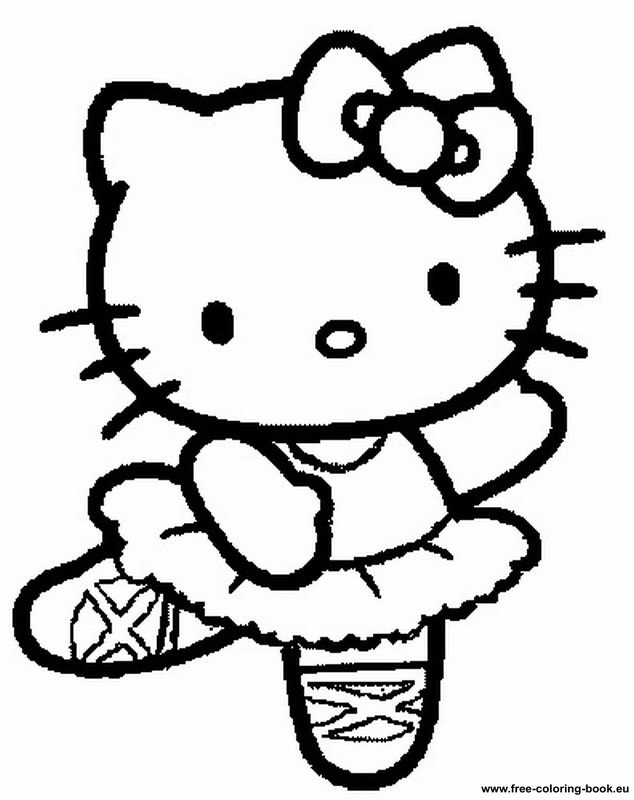 Coloring page: Hello Kitty (Cartoons) #36869 - Free Printable Coloring Pages