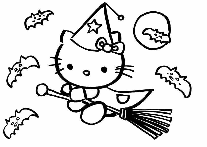 Coloring page: Hello Kitty (Cartoons) #36890 - Free Printable Coloring Pages