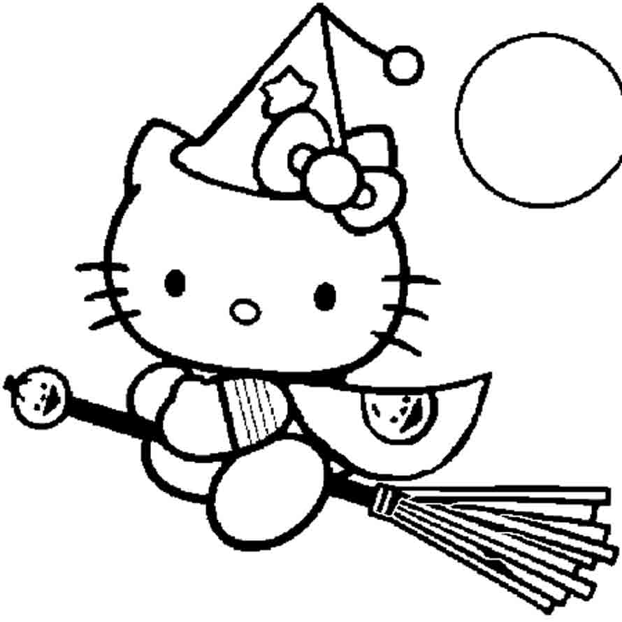 Coloring page: Hello Kitty (Cartoons) #36893 - Free Printable Coloring Pages