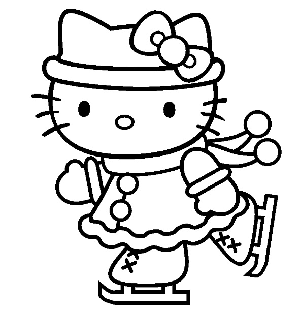 Coloring page: Hello Kitty (Cartoons) #36904 - Free Printable Coloring Pages