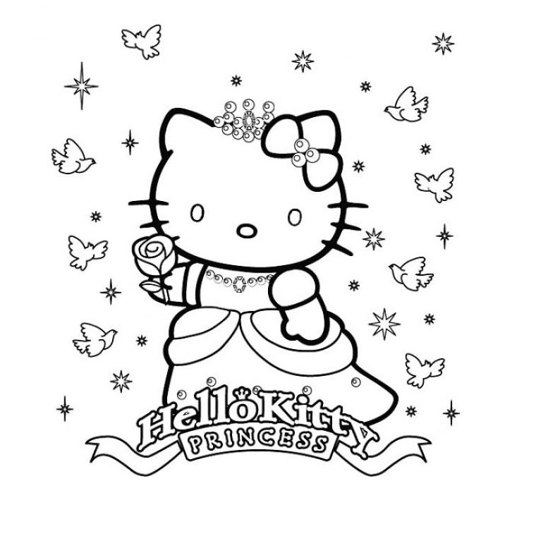 Coloring page: Hello Kitty (Cartoons) #36914 - Free Printable Coloring Pages