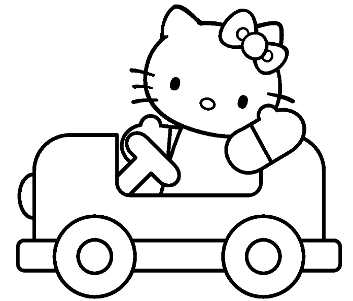 Coloring page: Hello Kitty (Cartoons) #36963 - Free Printable Coloring Pages