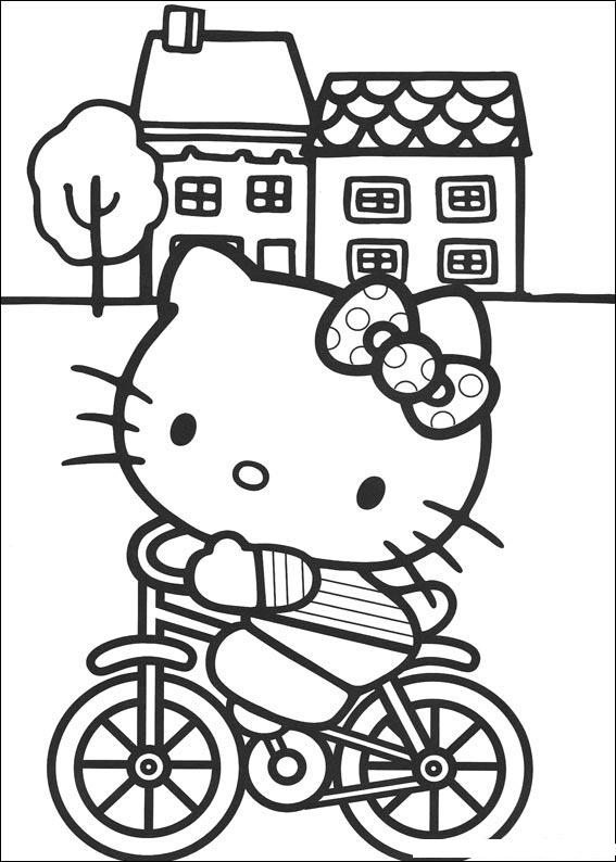 Coloring page: Hello Kitty (Cartoons) #36969 - Free Printable Coloring Pages