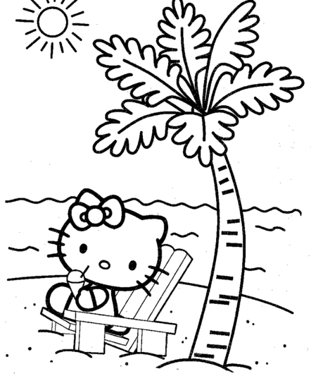 Coloring page: Hello Kitty (Cartoons) #36975 - Free Printable Coloring Pages