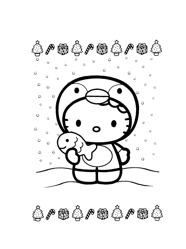 Coloring page: Hello Kitty (Cartoons) #36978 - Free Printable Coloring Pages