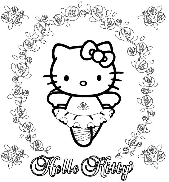 drawing hello kitty 36992 cartoons printable coloring pages