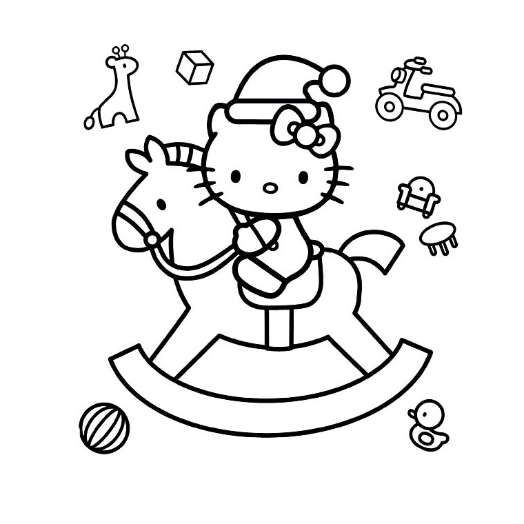 Coloring page: Hello Kitty (Cartoons) #37015 - Free Printable Coloring Pages