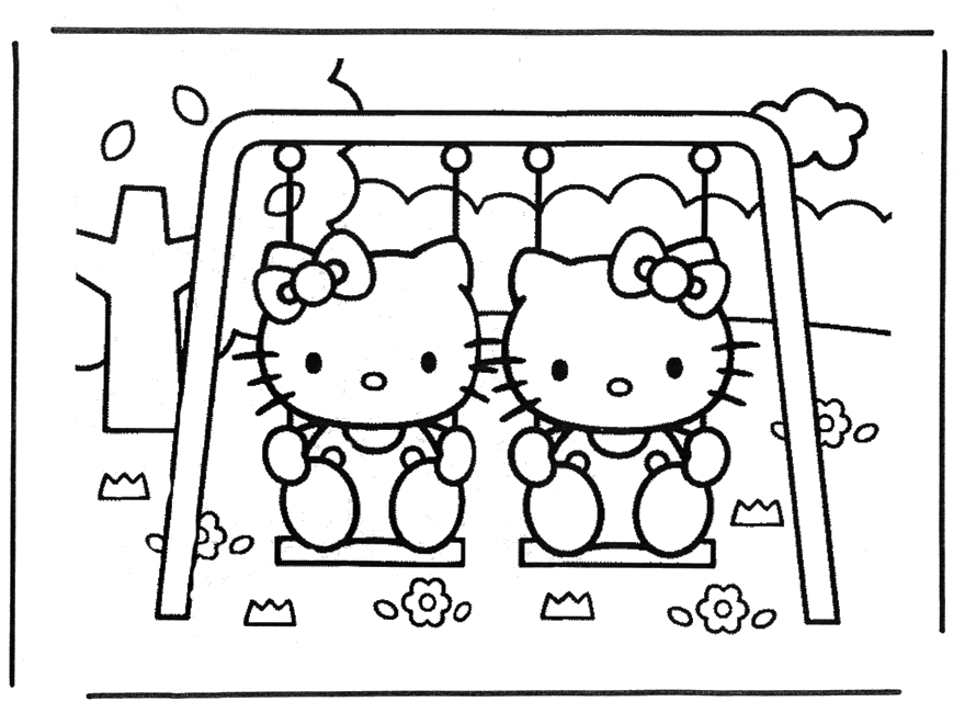 Coloring page: Hello Kitty (Cartoons) #37022 - Free Printable Coloring Pages