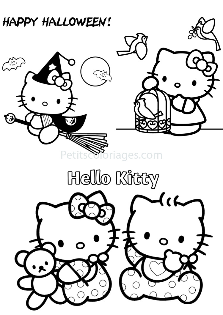 Coloring page: Hello Kitty (Cartoons) #37038 - Free Printable Coloring Pages