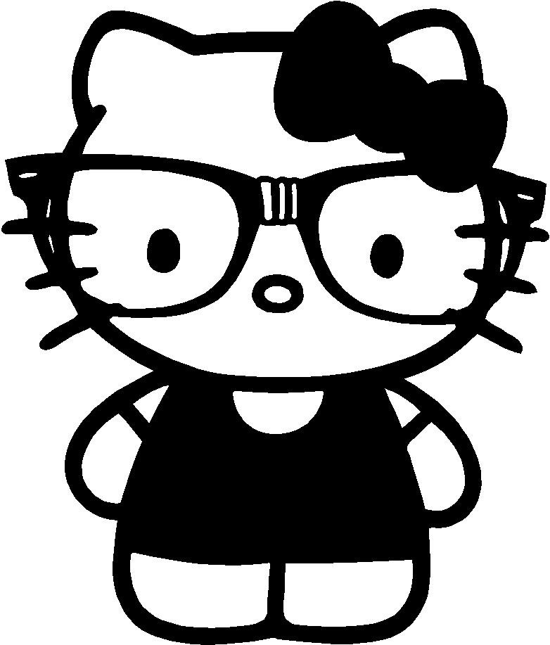 Coloring page: Hello Kitty (Cartoons) #37052 - Free Printable Coloring Pages
