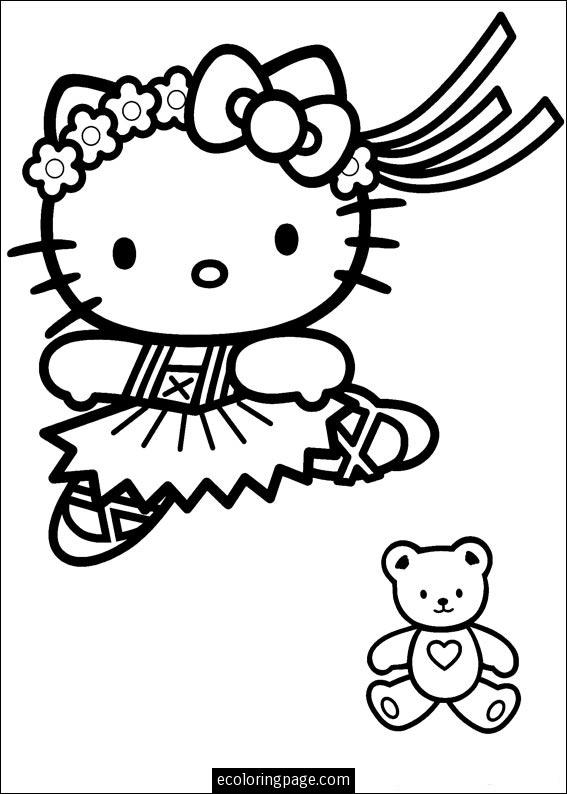 Coloring page: Hello Kitty (Cartoons) #37057 - Free Printable Coloring Pages