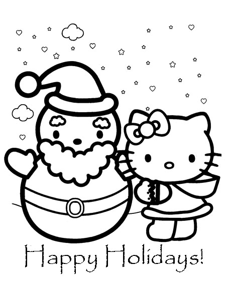 Coloring page: Hello Kitty (Cartoons) #37103 - Free Printable Coloring Pages