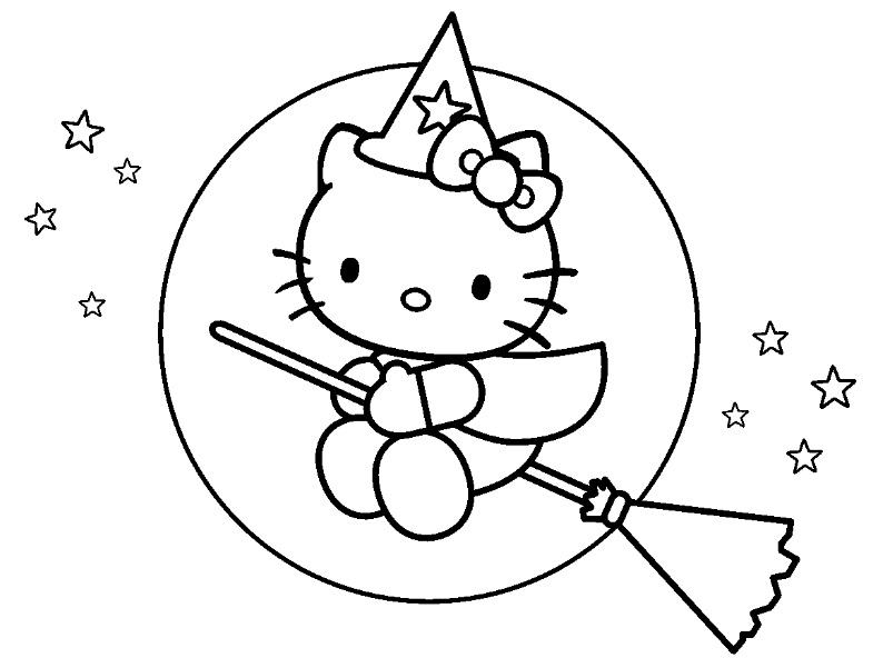 Coloring page: Hello Kitty (Cartoons) #37109 - Free Printable Coloring Pages