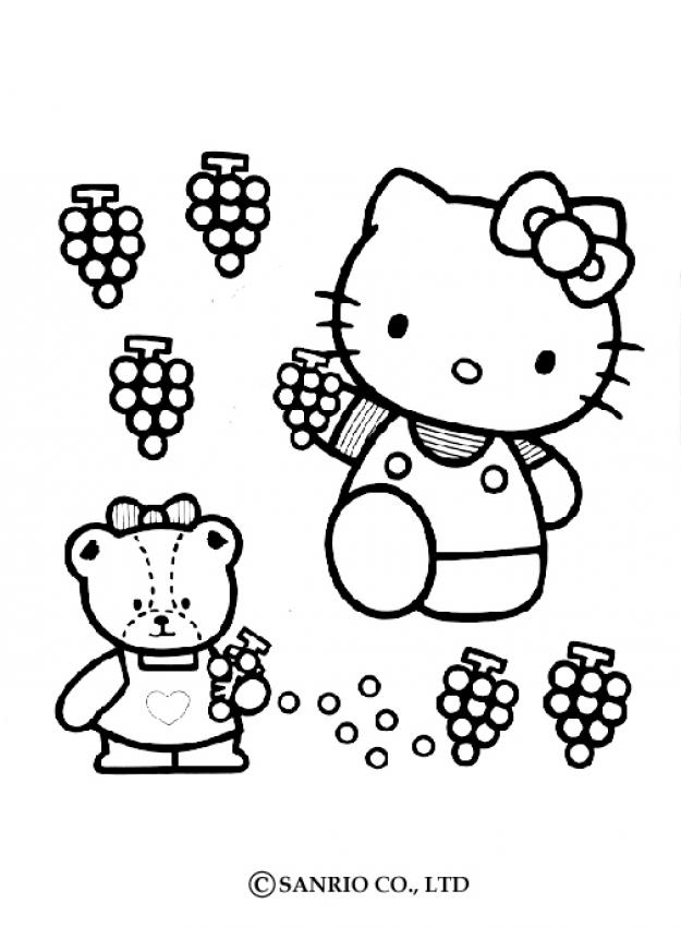 Coloring page: Hello Kitty (Cartoons) #37110 - Free Printable Coloring Pages