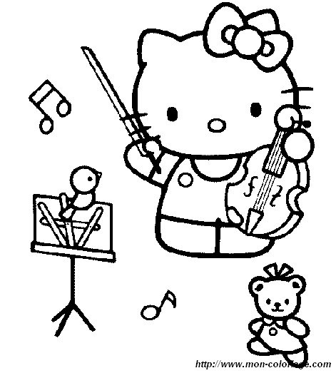 Coloring page: Hello Kitty (Cartoons) #37117 - Free Printable Coloring Pages