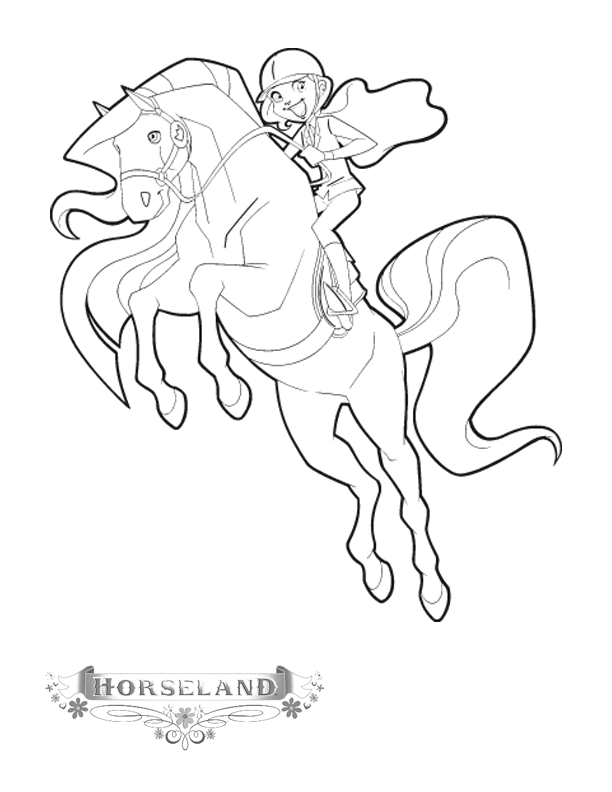 Coloring page: Horseland (Cartoons) #53842 - Free Printable Coloring Pages