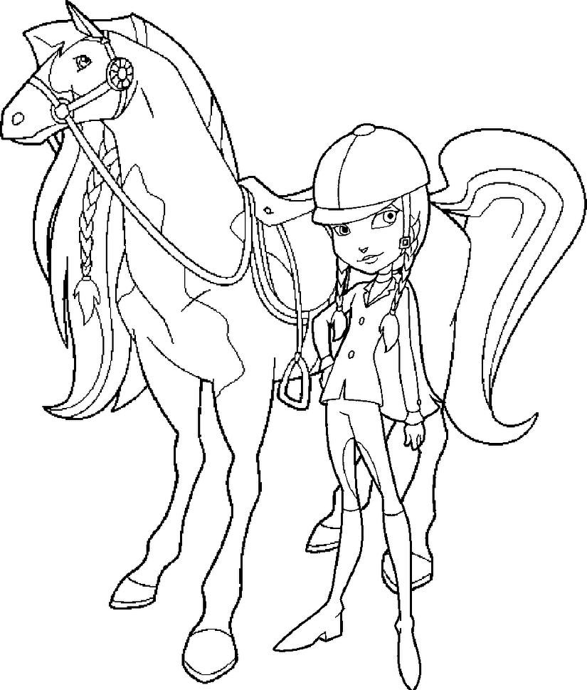 Coloring page: Horseland (Cartoons) #53847 - Free Printable Coloring Pages