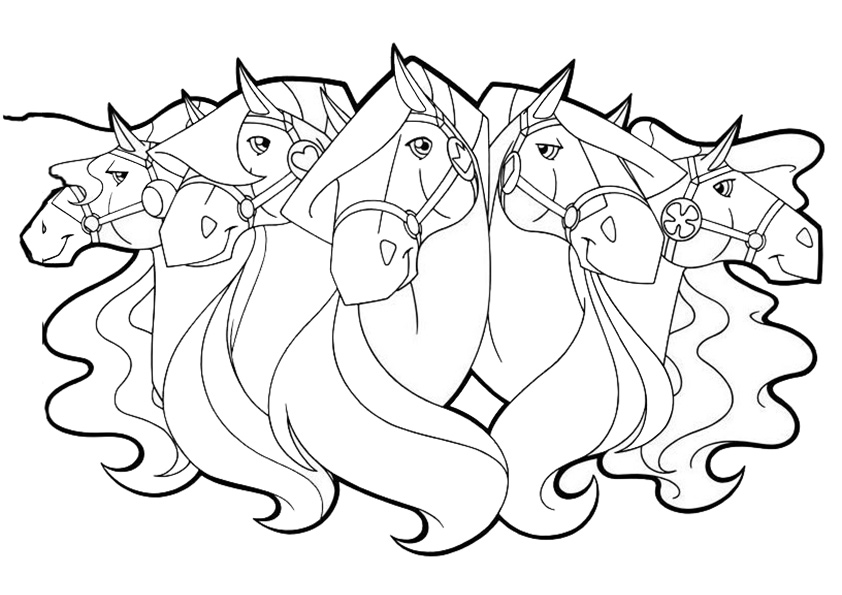 Coloring page: Horseland (Cartoons) #53867 - Free Printable Coloring Pages