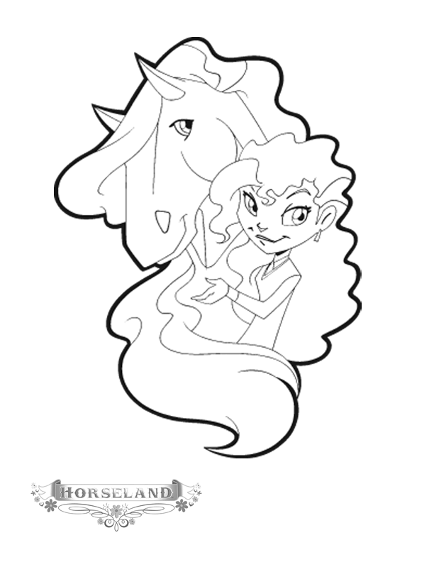 Coloring page: Horseland (Cartoons) #53871 - Free Printable Coloring Pages