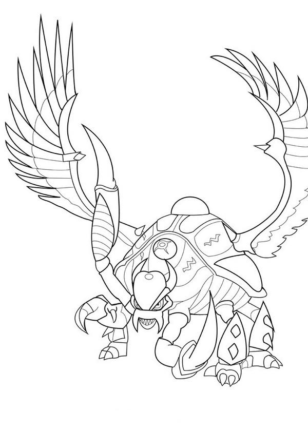 Coloring page: Invizimals (Cartoons) #40247 - Free Printable Coloring Pages