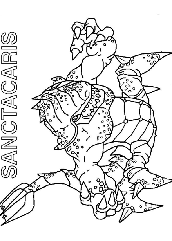 Coloring page: Invizimals (Cartoons) #40257 - Free Printable Coloring Pages