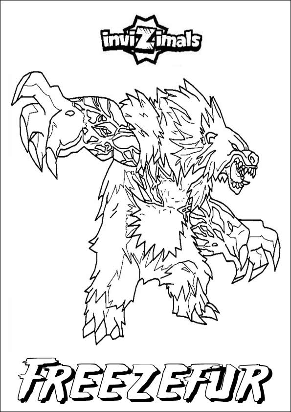 Coloring page: Invizimals (Cartoons) #40261 - Free Printable Coloring Pages