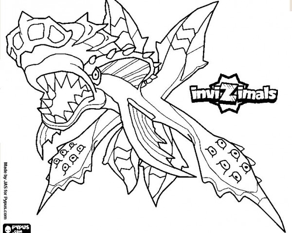 Coloring page: Invizimals (Cartoons) #40263 - Free Printable Coloring Pages