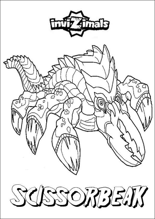 Coloring page: Invizimals (Cartoons) #40281 - Free Printable Coloring Pages