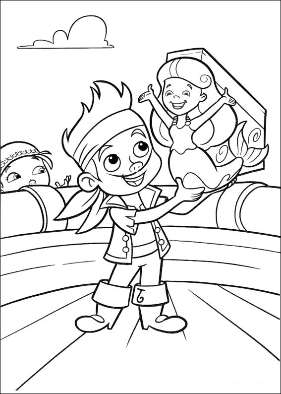 Coloring page: Jake and the Never Land Pirates (Cartoons) #42244 - Free Printable Coloring Pages