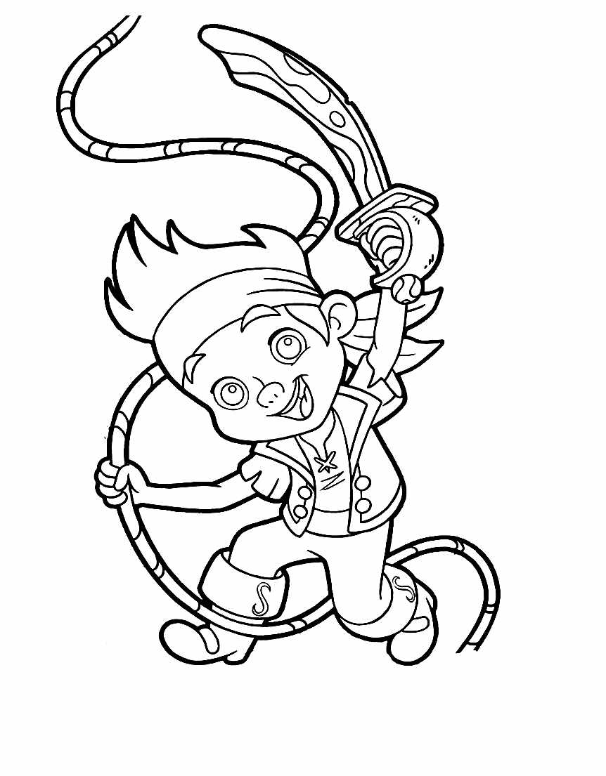 Coloring page: Jake and the Never Land Pirates (Cartoons) #42247 - Free Printable Coloring Pages