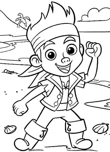 Coloring page: Jake and the Never Land Pirates (Cartoons) #42396 - Free Printable Coloring Pages