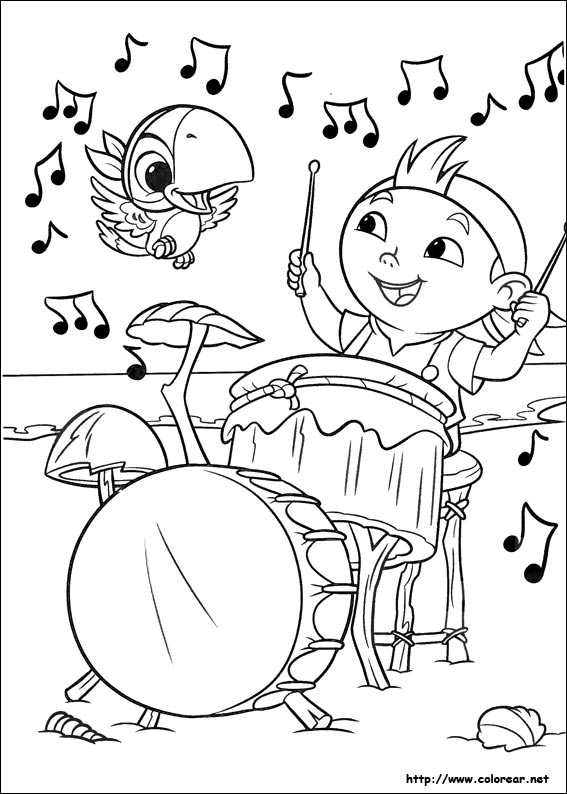 Coloring page: Jake and the Never Land Pirates (Cartoons) #42422 - Free Printable Coloring Pages