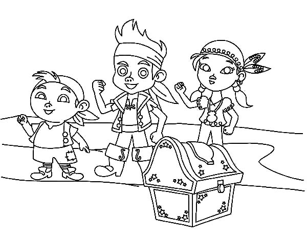 Coloring page: Jake and the Never Land Pirates (Cartoons) #42475 - Free Printable Coloring Pages