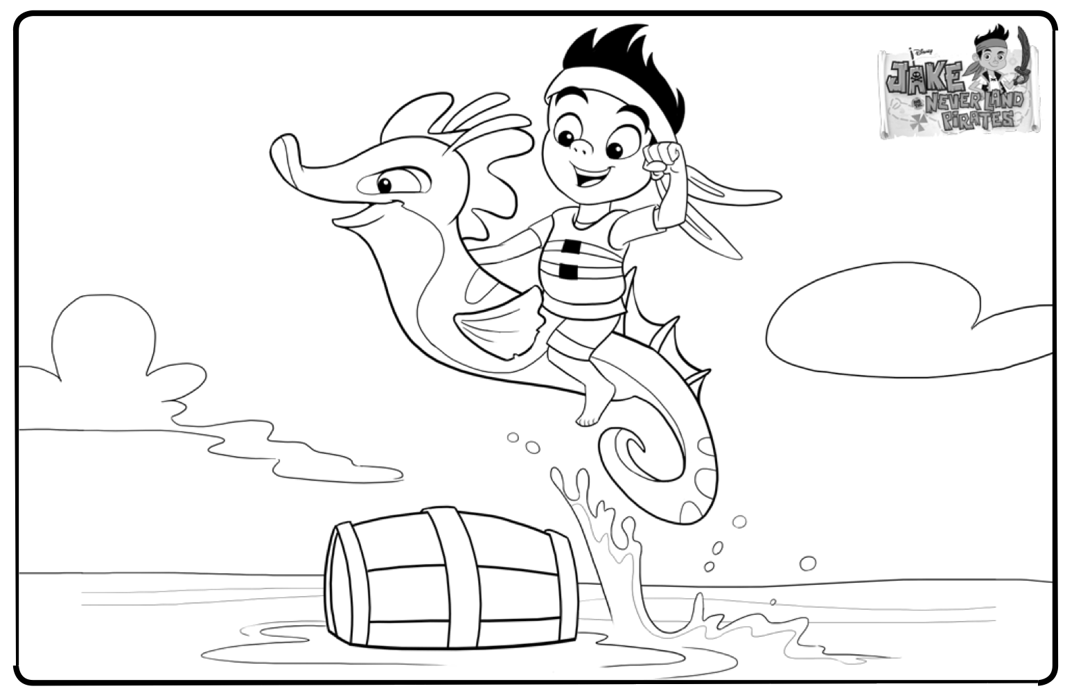 Coloring page: Jake and the Never Land Pirates (Cartoons) #42501 - Free Printable Coloring Pages