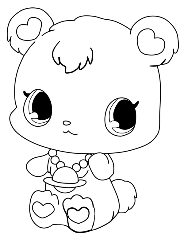 Coloring page: Jewelpet (Cartoons) #37645 - Free Printable Coloring Pages