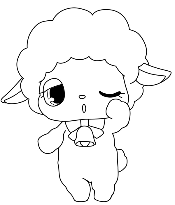 Coloring page: Jewelpet (Cartoons) #37646 - Free Printable Coloring Pages