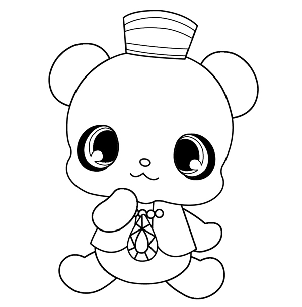 Coloring page: Jewelpet (Cartoons) #37647 - Free Printable Coloring Pages