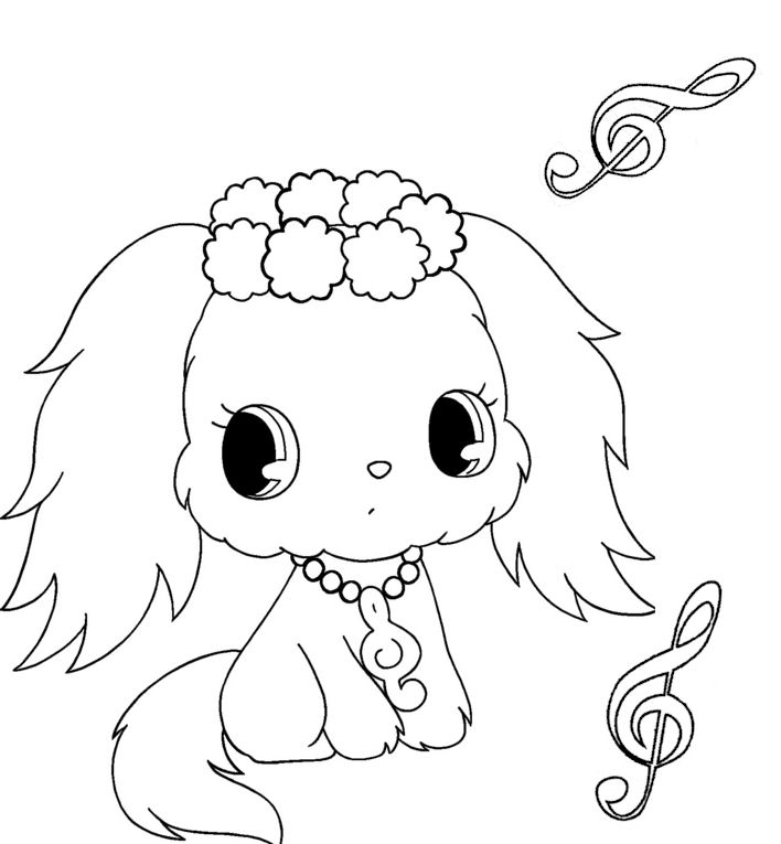 Coloring page: Jewelpet (Cartoons) #37649 - Free Printable Coloring Pages