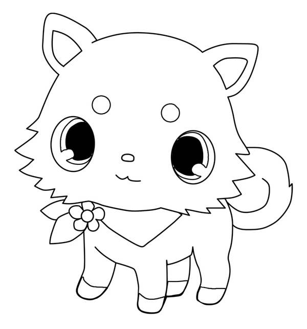 Coloring page: Jewelpet (Cartoons) #37666 - Free Printable Coloring Pages